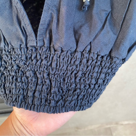 NWT Anthropologie Twist-Front Flutter-Sleeve Blouse, Size XXS - Picture 12 of 14